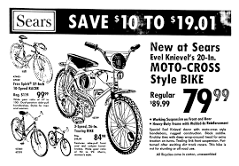 Sears Evel Knievel Bike June 1976 Bike Sears Vintage Bicycles