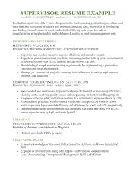 Supervise computerized air conditioning systems for assigned buildings; Supervisor Resume Example Sample Tips Resume Genius