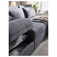 Vallentuna 3er Sitzelement Mit Bettsofa Ohne Abschluss Hillared Dunkelgrau Ikea Osterreich Vallentuna Sectional Sofa
