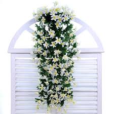 Find here artificial flowers, fake flower manufacturers, suppliers & exporters in india. Artificial Flower Wall Hanging Lily Flower Vine Basket Flower Party Decorations White Alexnld Com