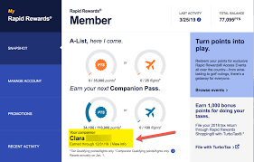 7,500 bonus points each year after your card anniversary. Southwest Companion Pass Everything To Know Million Mile Secrets