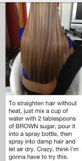 How To Straighten Your Hair Without A Flat Iron Straighten Hair Without Heat Damp Hair Styles Hair Without Heat