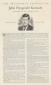 John F Kennedy S Inaugural Address 1961 Ap Us History Study Guide From The Gilder Lehrman Institute Of American History