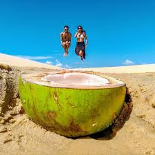 jericoacoara que ideia incrivel piscina de agua de coco ideia para fotos perspective photography forced perspective photography perspective photos piscina de agua de coco