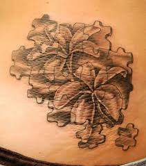 Cute puzzle piece matching tattoo. Angelgalindo Flowers 3d Puzzle Pieces