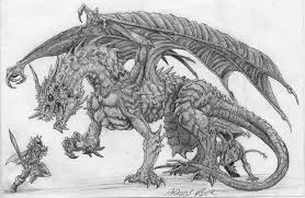A black fire breathing dragon painting by ~ercronhartingtonn. Cool Dragon Full Body Dragon Drawing Easy Novocom Top