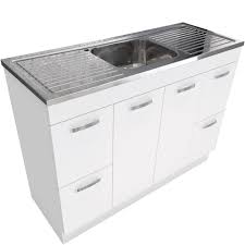 Would never want a kitchen with regular lower cabinets. Citi Laundry Sink Cabinet 1185x460x902mm Builders Discount Warehouse