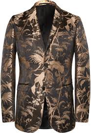 Black And Gold Blazer Mens Gucci Black And Gold Slim Fit Jacquard Tuxedo Jacket Gold Tuxedo Jacket Tuxedo Jacket Mens Tuxedo Suits