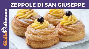 Zeppole preparate in occasione della festa di san giuseppe. Zeppole Di San Giuseppe Fritte Ricetta Per La Festa Del Papa Youtube