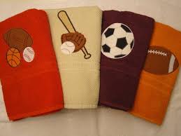 Create a sports bathroom to make other sports fans jealous!. 9 Sports Bathroom Ideas Sports Bathroom Bathroom Kids Boys Bathroom