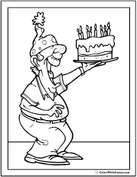 All our coloring pages are easy to print. 55 Birthday Coloring Pages Printable And Customizable