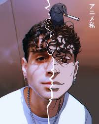 Marc 𝐁𝐥𝐚𝐜𝐤 On Twitter In 2020 Curly Hair Styles Anime Curly Hair Anime Hairstyles Male