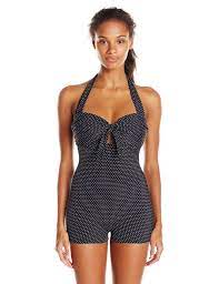 Robot Check One Piece Swimsuit With Shorts Modest Swimsuits One Piece Swimsuit