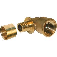 Raccord Coude 90 A Glissement Laiton F 15 X 21 Pour Tube En Per Laiton Et Produits