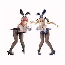 Amazon.co.jp: IMMANANT アニメフィギュア エッチフィギュア ほのかマリー・ローズ 14 バニーVer. 巨乳  コミックキャラクターモデル 人形おもちゃ像 PVC箱入りフィギュア コレクションの装飾 30cm  11.8インチ : ホーム＆キッチン