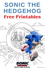 Hope your kids enjoy coloring these free printable sonic the hedgehog coloring pages online. Sonic The Hedgehog Free Activity Sheets Free Printables