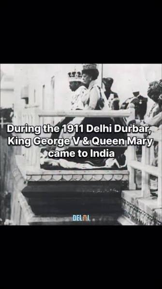 In 1911, during the Delhi Durbar, the British Empire organized a grand ceremony to display its authority over India as King George V and Queen Mary were formally presented as Emperor and