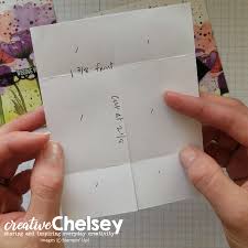 You can go smaller or larger. Creative Chelsey How To Create An Infinity Card Amazing Handmade Card Design Peaceful Poppies Suite Stampin Up