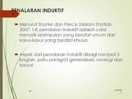 Hipotesis atau anggapan dasar adalah jawaban sementara terhadap masalah yang masih bersifat praduga karena masih harus dibuktikan kebenarannya. Penalaran Induktif Generalisasi Analogi Dan Kausal Ppt Download