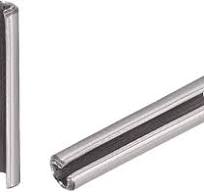 uxcell Slotted Spring Pin - M1.5 x 6mm 304 Stainless Steel Split Spring  Roll Dowel Pins Plain Finish 50Pcs