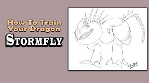 Draw the structure of the legs, tail and the shape of the dragon's wings. How To Train Your Dragon Stormfly Youtube