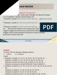 Fpb = 23 x 3 = 8 x 3 = 24. Materi Pertemuan Ke 4 Pdf