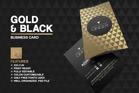 20% off with code fourthjuly21. Gold And Black Business Card Template On Behance