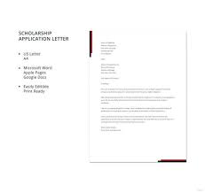 The letter identifies you as a prime candidate for the scholarship and is accompanied by the materials requested by the sponsoring organization. 22 Application Letter Templates In Doc Free Premium Templates