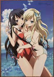 Double Sided Anime Swimsuit Poster: Haganai, Yuru Yuri | eBay