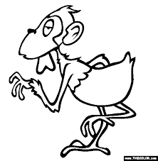 Strange weird animal coloring pages. Silly Animals Online Coloring Pages
