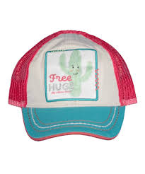 Available in a range of colours and styles for men, women, and everyone. Farm Girl Cactus Free Hugs Patch Trucker Cap Hats Caps Baby Girls