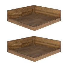 Maybe you would like to learn more about one of these? 4 5 X 2 2 2pk Levie Floating Corner Wooden Wall Shelf Set Kate Laurel All Things Decor Target