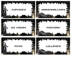 Free Birthday Nutrition Facts Label Template Free Batman Food Labels Batman Birthday Batman Party Foods Batman Birthday Party