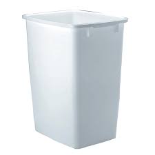 Rubbermaid kitchen garbage cans : Rubbermaid Wastebasket Plastic 9 Gal White Walmart Com Walmart Com