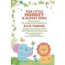 When creating custom shower invitations, include several key components to help make the party as memorable as possible. Fisher Price Jungle Baby Shower Invitations 8ct Party City Kids Birthday Party Supplies Jungle Baby Shower Invites Baby Invitations
