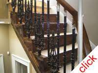 Beautiful wooden curved stairs | metal spindles with knuckle. Perlamsheetmetal Architechural Metal Work Stairs Balconies