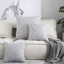 Biopedic® euro square luxurious trow pillows el paso designs® hand woven decorative throw pillow covers tangdepot® cotton canvas throw pillow cover Kevin Textile Summer Decoration Linen Pillow Cover Square Euro Throw Pillow Case Sham Cushion Cover For Floor With Invisible Hidden 26x26 Inches Set Of 1 Light Grey Buy Online In Antigua And Barbuda