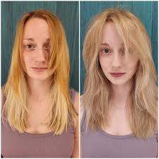 Corrective hair color and style at Saloniste Salon Palm Springs