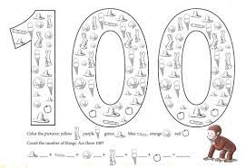 Use the many images as a springboard into writing prompts. Free Printable 100 Days Of School Coloring Pages