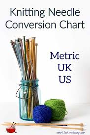 This chart is also great for converting from uk to us and back. Knitting Needle Conversion Chart Free Printable And Explanations
