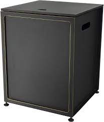 Maybe you would like to learn more about one of these? Amazon Com Bond Manufacturing 67635 Cover Hideaway Table For Gas Fire Pits Suitable For Any 20lb Propane Tanks Black Garden Outdoor