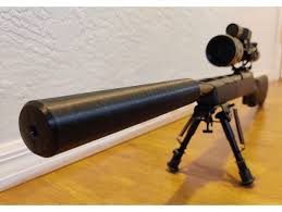The ssg10 is the most competitive airsoft sniper rifle on the market. Ssg10 Over Barrel Suppressor By Kruze Thingiverse