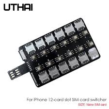 Insert the empty or wafer target inside the sim card reader, can use a sim usb card reader software 3.0.1.5 to connect on the computer. T13 12 Card Slot Sim Card Adapter Multi Sim Card Reader For Iphone Android Mini Sim Nano Sim Card Free Restart Switcher Lazada Ph