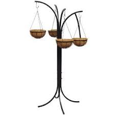 Blumenampel Blumenstander Hangeampel Pflanzkorbe Pflanz Ampel Blumensaule Metall Amazon De Kuche Haushalt Blommor Och Garten