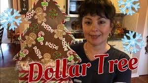 New for 2021 add a few of these adorable gingerbread ornaments to your tree with this set! Dollar Tree Christmas Gingerbread Tree And Candy Box Diy 2019 Youtube