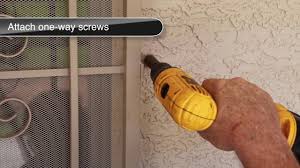 Security campbell security screens | campbell security screen door opening: How To Install A Steel Patio Security Screen Door Youtube