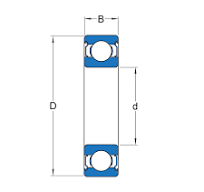 SS6904ZZ - Stainless Steel - Shielded - Radial Ball Bearing - 20mm x 37mm x 9mm