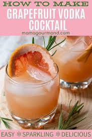 Grapefruit Vodka Cocktail In 2020 Grapefruit Cocktail Grapefruit Vodka Cocktails Grapefruit Vodka