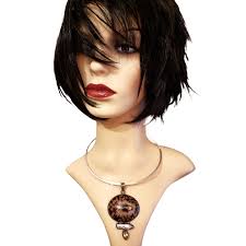 Stylish Sterling Silver CHARLES ALBERT Shell, Pearl and Citrine Torque  Necklace