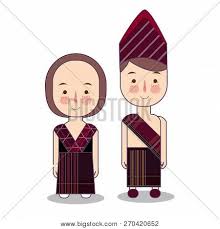 Indonesian men generally wore sarongs (usually with a checkered pattern) in the home. Batak Couple Vector Photo Free Trial Bigstock